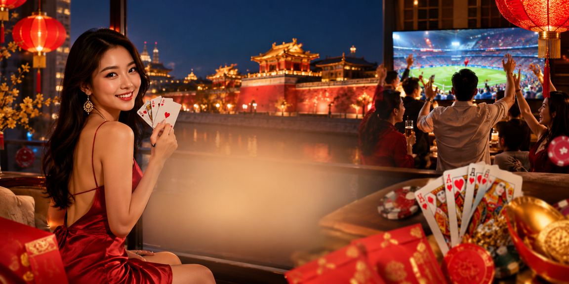 Người chơi thanh toán qua di động tại Huế với ánh đèn lồng lung linh